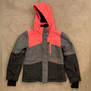 ❄️ 🧡 Firefly Girls Ski Snowboard Winter Jacket XS 6/7 Waterproof Breathable EUC